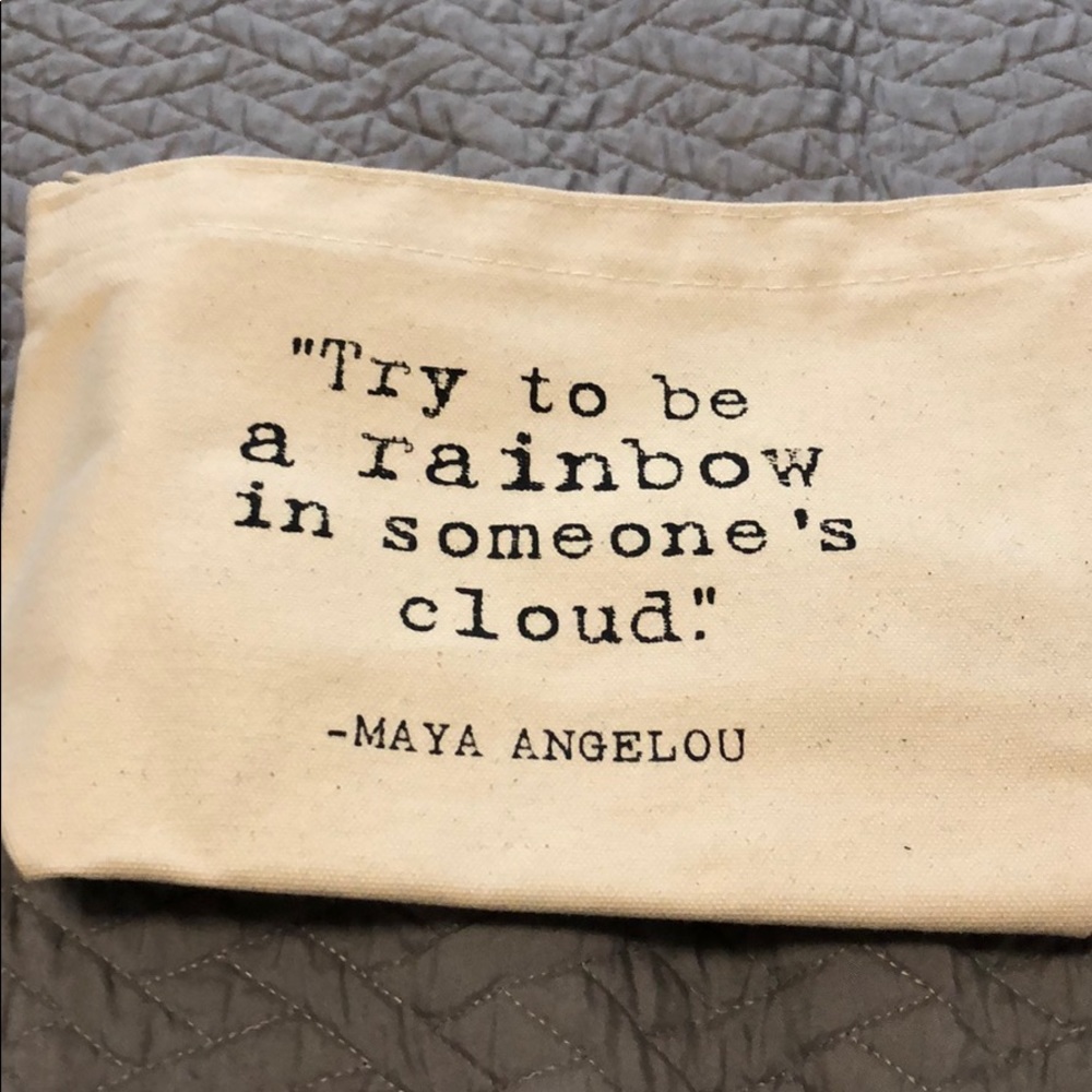 Maya Angelou NWT pouch